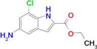 Ethyl 5-amino-7-chloro-1H-indole-2-carboxylate