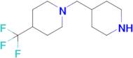 1-(Piperidin-4-ylmethyl)-4-(trifluoromethyl)piperidine