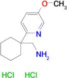 (1-(5-Methoxypyridin-2-yl)cyclohexyl)methanamine dihydrochloride