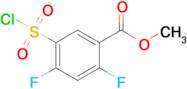 Methyl 5-(chlorosulfonyl)-2,4-difluorobenzoate