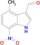 4-Methyl-7-nitro-1H-indole-3-carbaldehyde