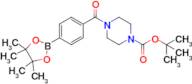 tert-Butyl 4-(4-(4,4,5,5-tetramethyl-1,3,2-dioxaborolan-2-yl)benzoyl)piperazine-1-carboxylate