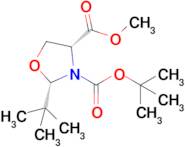 3-(tert-Butyl) 4-methyl (2S,4R)-2-(tert-butyl)oxazolidine-3,4-dicarboxylate