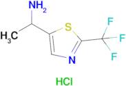 1-(2-(Trifluoromethyl)thiazol-5-yl)ethan-1-amine hydrochloride