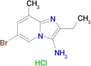 6-Bromo-2-ethyl-8-methylimidazo[1,2-a]pyridin-3-amine hydrochloride