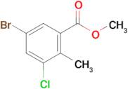 Methyl 5-bromo-3-chloro-2-methylbenzoate