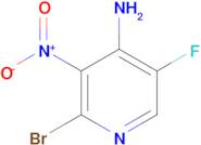 2-Bromo-5-fluoro-3-nitropyridin-4-amine