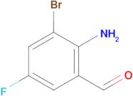 2-Amino-3-bromo-5-fluorobenzaldehyde