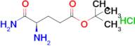 tert-Butyl (R)-4,5-diamino-5-oxopentanoate hydrochloride