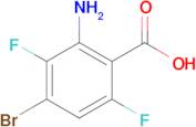 2-Amino-4-bromo-3,6-difluorobenzoic acid