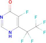 5-fluoro-6-(1,1,2,2,2-pentafluoroethyl)-1,4-dihydropyrimidin-4-one