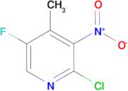 2-Chloro-5-fluoro-4-methyl-3-nitropyridine