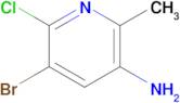 5-Bromo-6-chloro-2-methylpyridin-3-amine