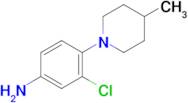 3-Chloro-4-(4-methylpiperidin-1-yl)aniline