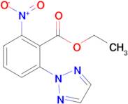 Ethyl 2-nitro-6-(2H-1,2,3-triazol-2-yl)benzoate