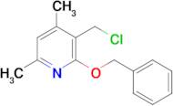 2-(Benzyloxy)-3-(chloromethyl)-4,6-dimethylpyridine