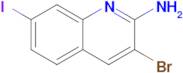 3-Bromo-7-iodoquinolin-2-amine