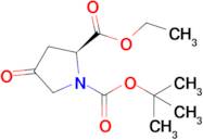 1-(tert-Butyl) 2-ethyl (S)-4-oxopyrrolidine-1,2-dicarboxylate