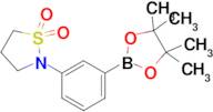 2-(3-(4,4,5,5-Tetramethyl-1,3,2-dioxaborolan-2-yl)phenyl)isothiazolidine 1,1-dioxide