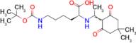 N6-(tert-Butoxycarbonyl)-N2-(1-(4,4-dimethyl-2,6-dioxocyclohexylidene)ethyl)-L-lysine