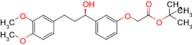 tert-Butyl (R)-2-(3-(3-(3,4-dimethoxyphenyl)-1-hydroxypropyl)phenoxy)acetate