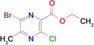 Ethyl 6-bromo-3-chloro-5-methylpyrazine-2-carboxylate