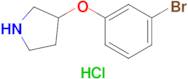 3-(3-Bromophenoxy)pyrrolidine hydrochloride