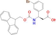 (R)-3-((((9H-Fluoren-9-yl)methoxy)carbonyl)amino)-3-(3-bromophenyl)propanoic acid