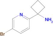 1-(5-Bromopyridin-2-yl)cyclobutan-1-amine