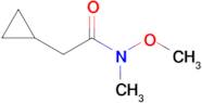 2-Cyclopropyl-N-methoxy-N-methylacetamide