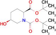 di-tert-Butyl (2S,5S)-5-hydroxypiperidine-1,2-dicarboxylate