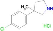 3-(4-Chlorophenyl)-3-methylpyrrolidine hydrochloride