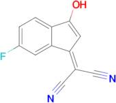 2-(6-fluoro-3-hydroxy-1H-inden-1-ylidene)propanedinitrile