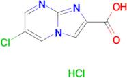 6-Chloroimidazo[1,2-a]pyrimidine-2-carboxylic acid hydrochloride