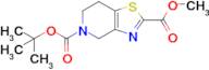 5-(tert-Butyl) 2-methyl 6,7-dihydrothiazolo[4,5-c]pyridine-2,5(4H)-dicarboxylate