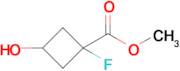 Methyl 1-fluoro-3-hydroxycyclobutane-1-carboxylate