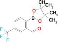 2-(4,4,5,5-Tetramethyl-1,3,2-dioxaborolan-2-yl)-5-(trifluoromethyl)benzaldehyde