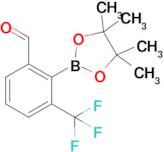 2-(4,4,5,5-Tetramethyl-1,3,2-dioxaborolan-2-yl)-3-(trifluoromethyl)benzaldehyde