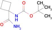 tert-Butyl (1-carbamoylcyclobutyl)carbamate