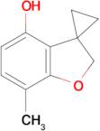 7-Methyl-2H-spiro[benzofuran-3,1'-cyclopropan]-4-ol