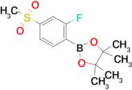 2-(2-Fluoro-4-(methylsulfonyl)phenyl)-4,4,5,5-tetramethyl-1,3,2-dioxaborolane