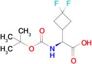 (S)-2-((tert-Butoxycarbonyl)amino)-2-(3,3-difluorocyclobutyl)acetic acid