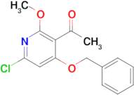 1-(4-(Benzyloxy)-6-chloro-2-methoxypyridin-3-yl)ethan-1-one