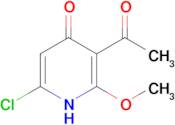 3-acetyl-6-chloro-2-methoxy-1,4-dihydropyridin-4-one