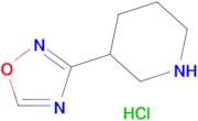 3-(Piperidin-3-yl)-1,2,4-oxadiazole hydrochloride