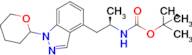 tert-Butyl ((2R)-1-(1-(tetrahydro-2H-pyran-2-yl)-1H-indazol-4-yl)propan-2-yl)carbamate