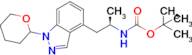 Tert-Butyl ((2R)-1-(1-(tetrahydro-2H-pyran-2-yl)-1H-indazol-4-yl)propan-2-yl)carbamate