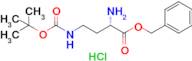 Benzyl (S)-2-amino-4-((tert-butoxycarbonyl)amino)butanoate hydrochloride