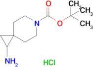 tert-Butyl 1-amino-6-azaspiro[2.5]octane-6-carboxylatehydrochloride