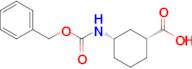 (1R,3S)-3-(((Benzyloxy)carbonyl)amino)cyclohexane-1-carboxylic acid